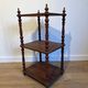 Three-Tier Shelf in Pitch Pine with Turned Columns and Spindles. Work