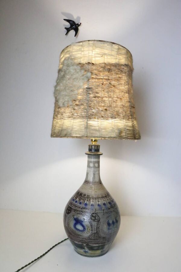 Pied de lampe en céramique Lucas Antoine pour Keraluc
