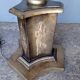 Lampadaire bois sculpté argenté epoque 1940