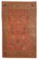 Handmade antique Indian Loristan rug 176cm x 268cm 1880s - 1B143