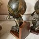 Pair of large vintage Mercurio d'Oro bookends