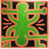 1990s Keith Haring Limited Edition Lithograph Numbered in Pencil (After)