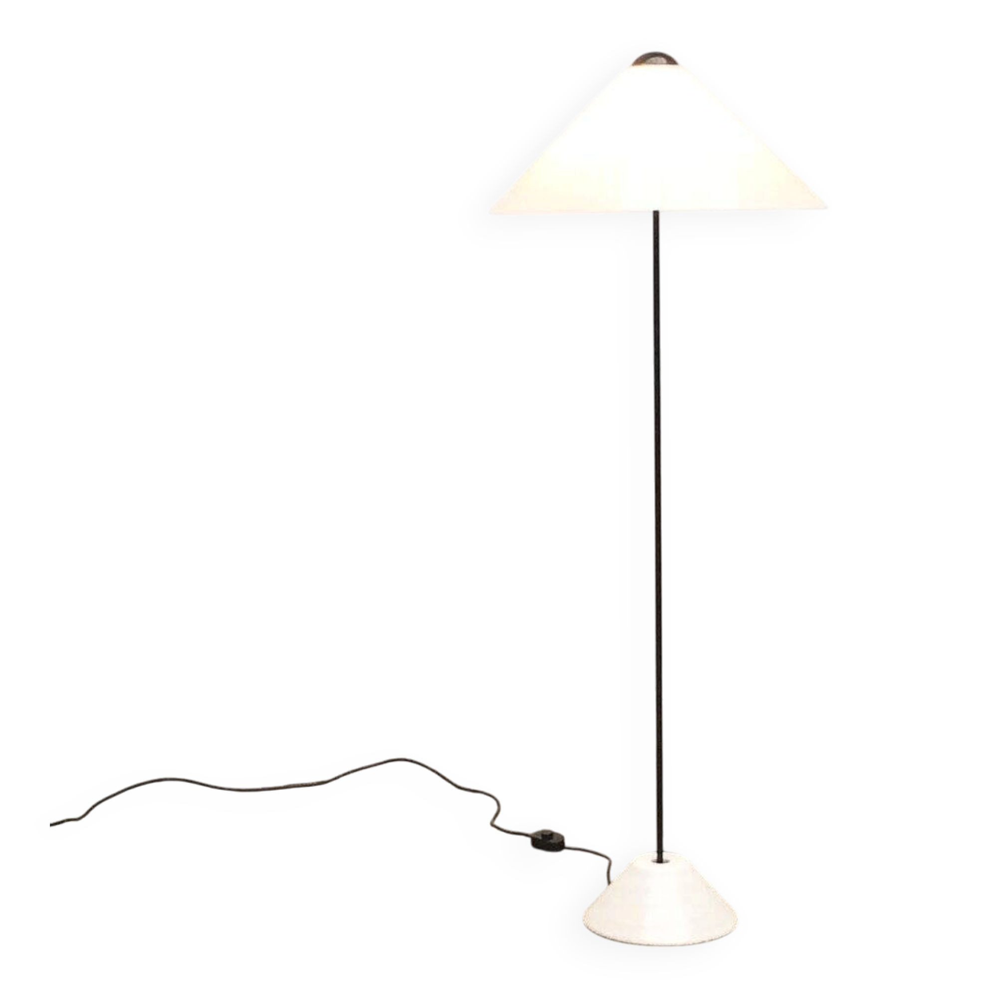 Mid-Century Snow floor lamp by Vico Magistretti for Oluce, 1970s