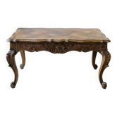Banquette Louis XV en bois sculpté - 97 cm