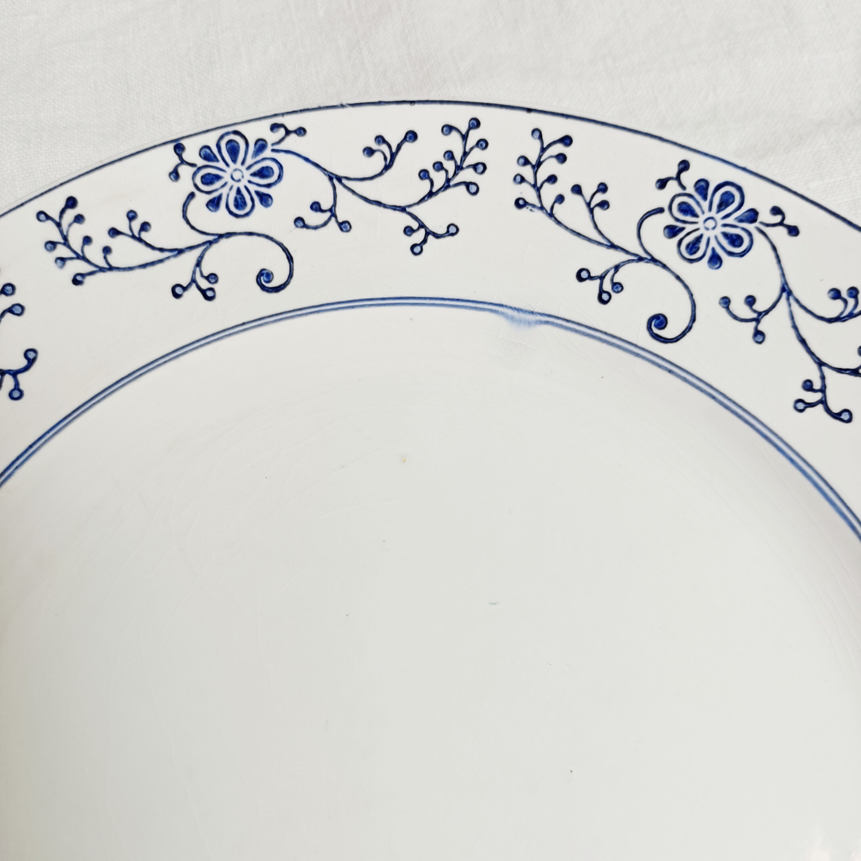 4 flat plates Moulin des loups and Hamage Tournai