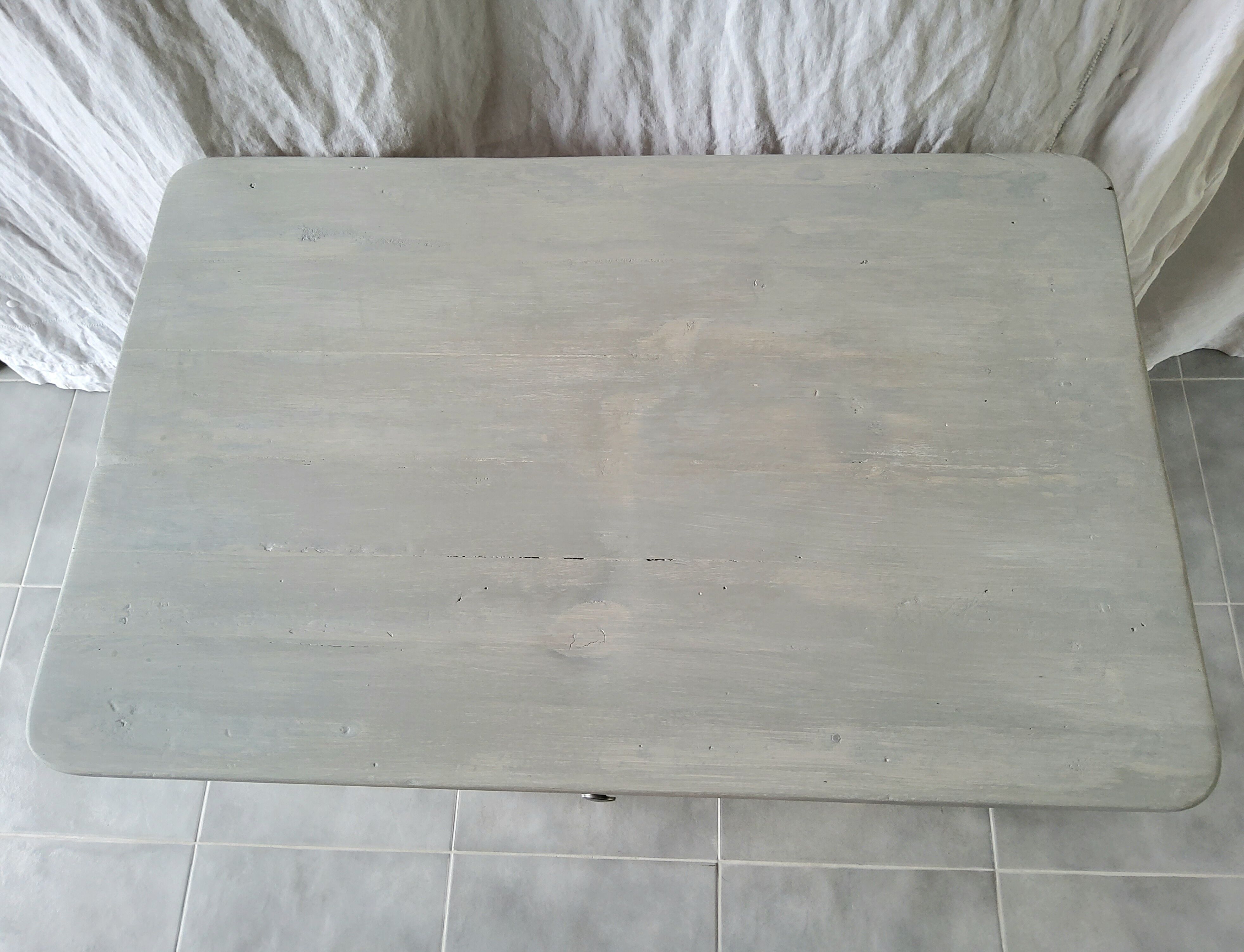 Weathered farmhouse table