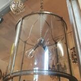 Brass and glass lantern