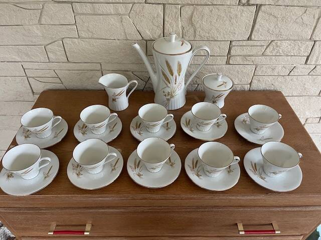 Old scherzer porcelain coffee service