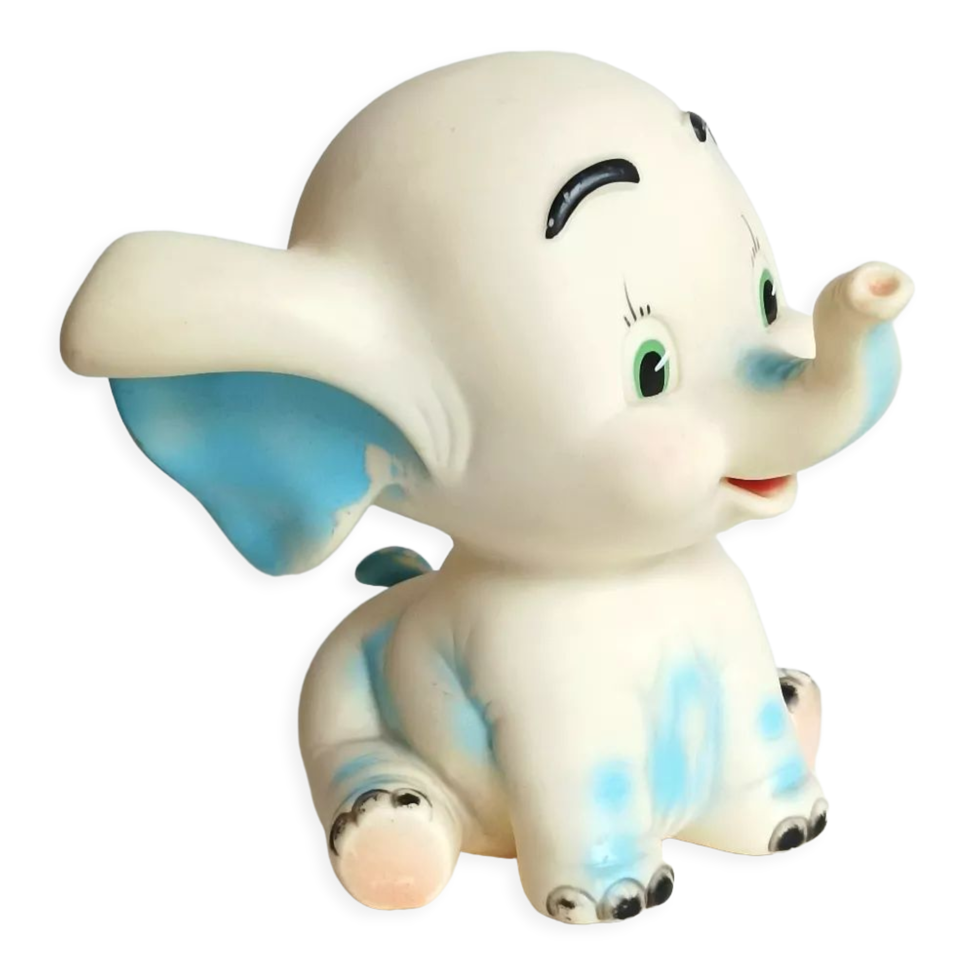 Elephant toy with whistle Famosa 70s