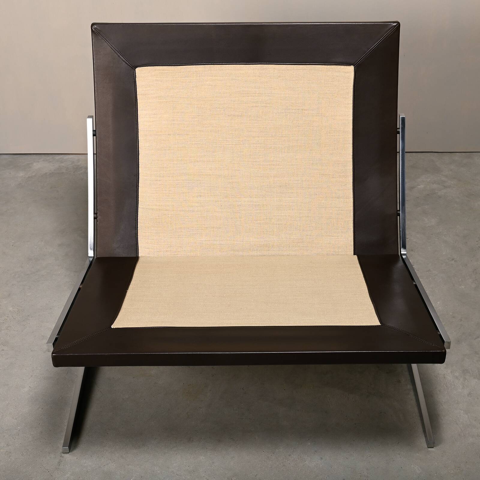 Kastholm & Fabricius BO-561 Lounge Chair in Chocolate Brown Leather Bo-Ex