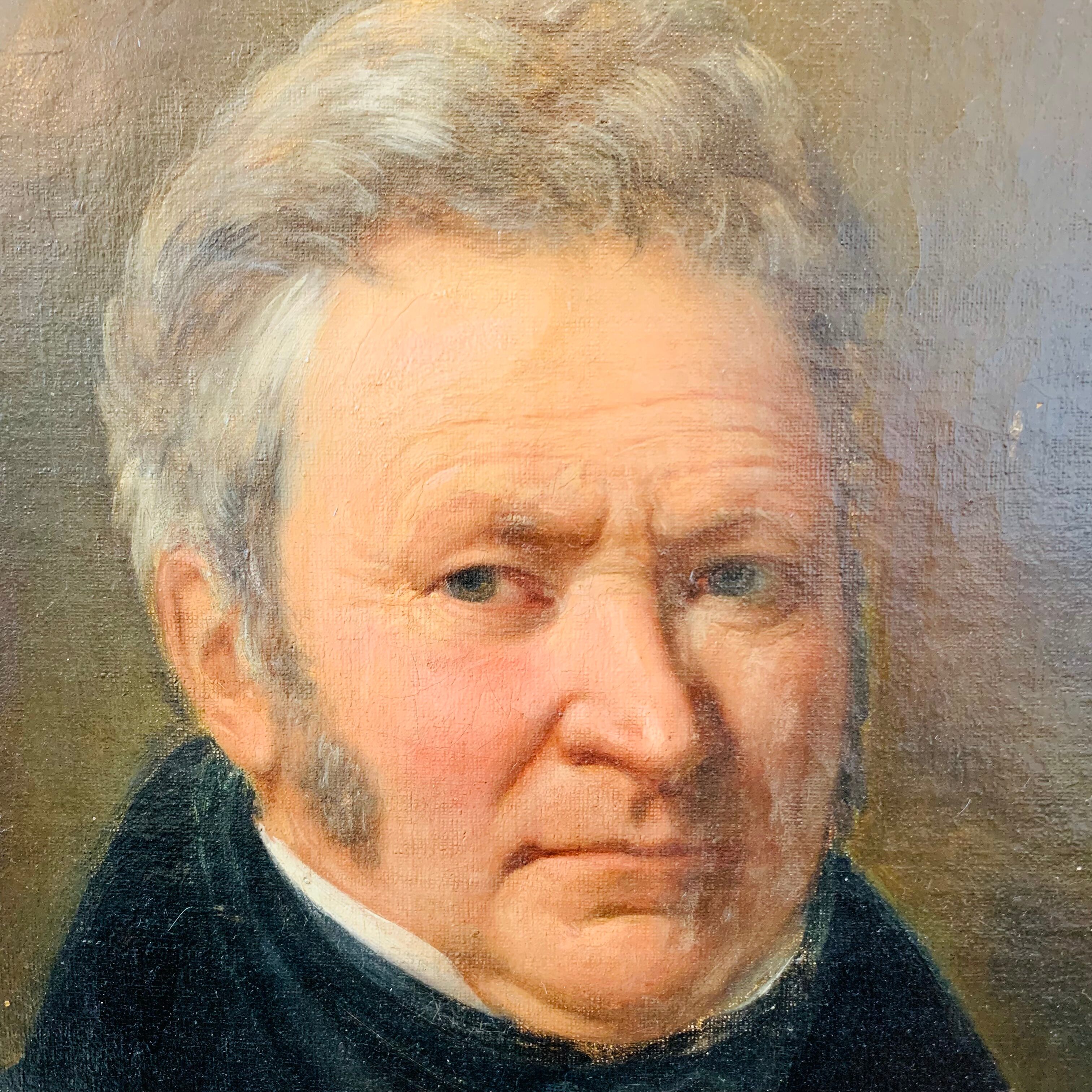 Portrait painting of a man