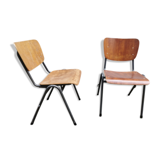 2 chaises conférence vintage Riemersma