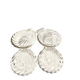 4 shell-shaped cups