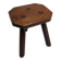 Antique oak milk stool