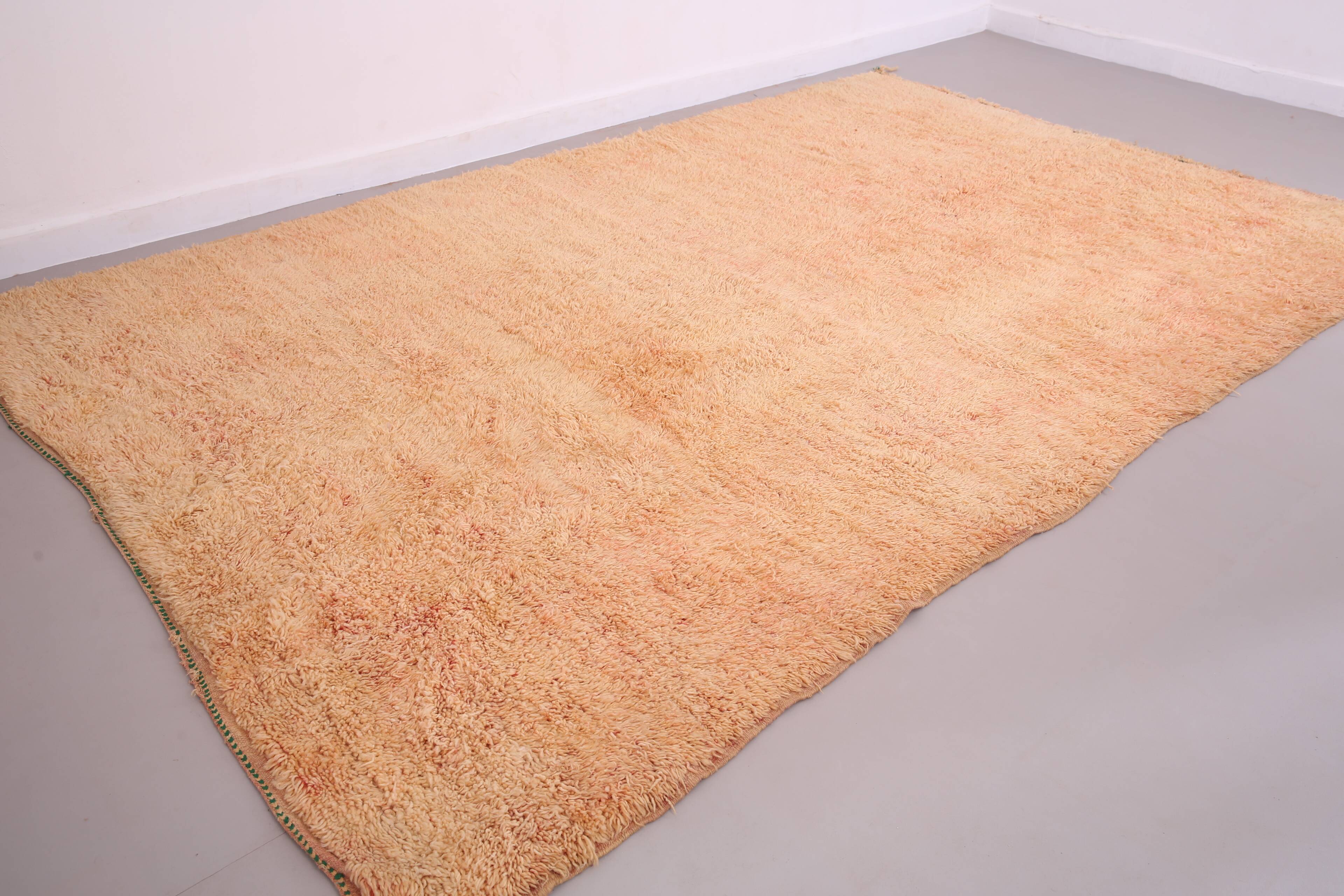 Vintage Moroccan Rug 215 x 336 cm - Handmade Moroccan Rug - Old Berber Rug