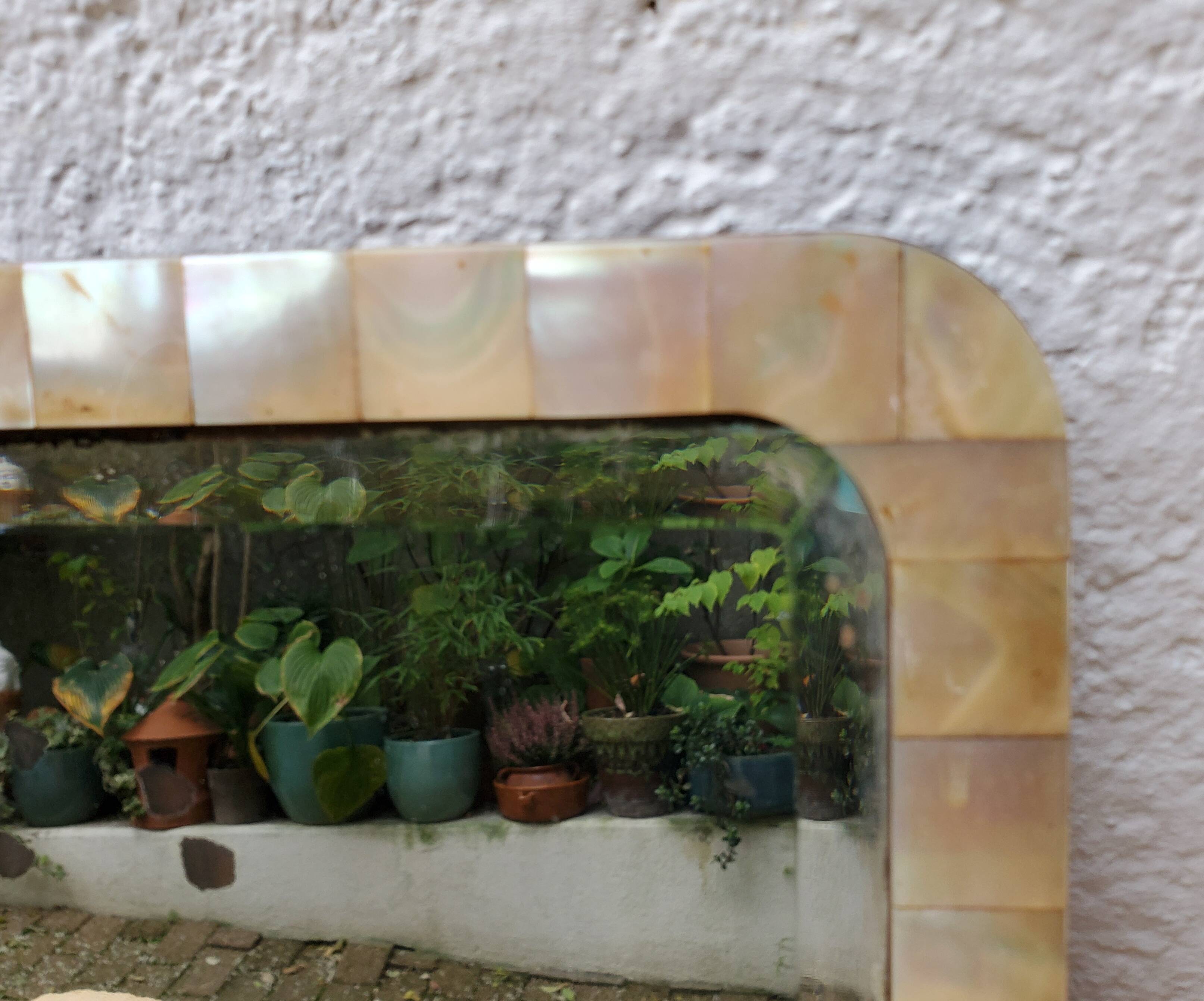 Pearly mirror 24x30cm