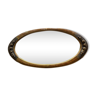 Miroir ovale art deco