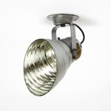 30s wall lamp by Adolf Meyer for Zeiss Ikon with adjustable mirrored shade