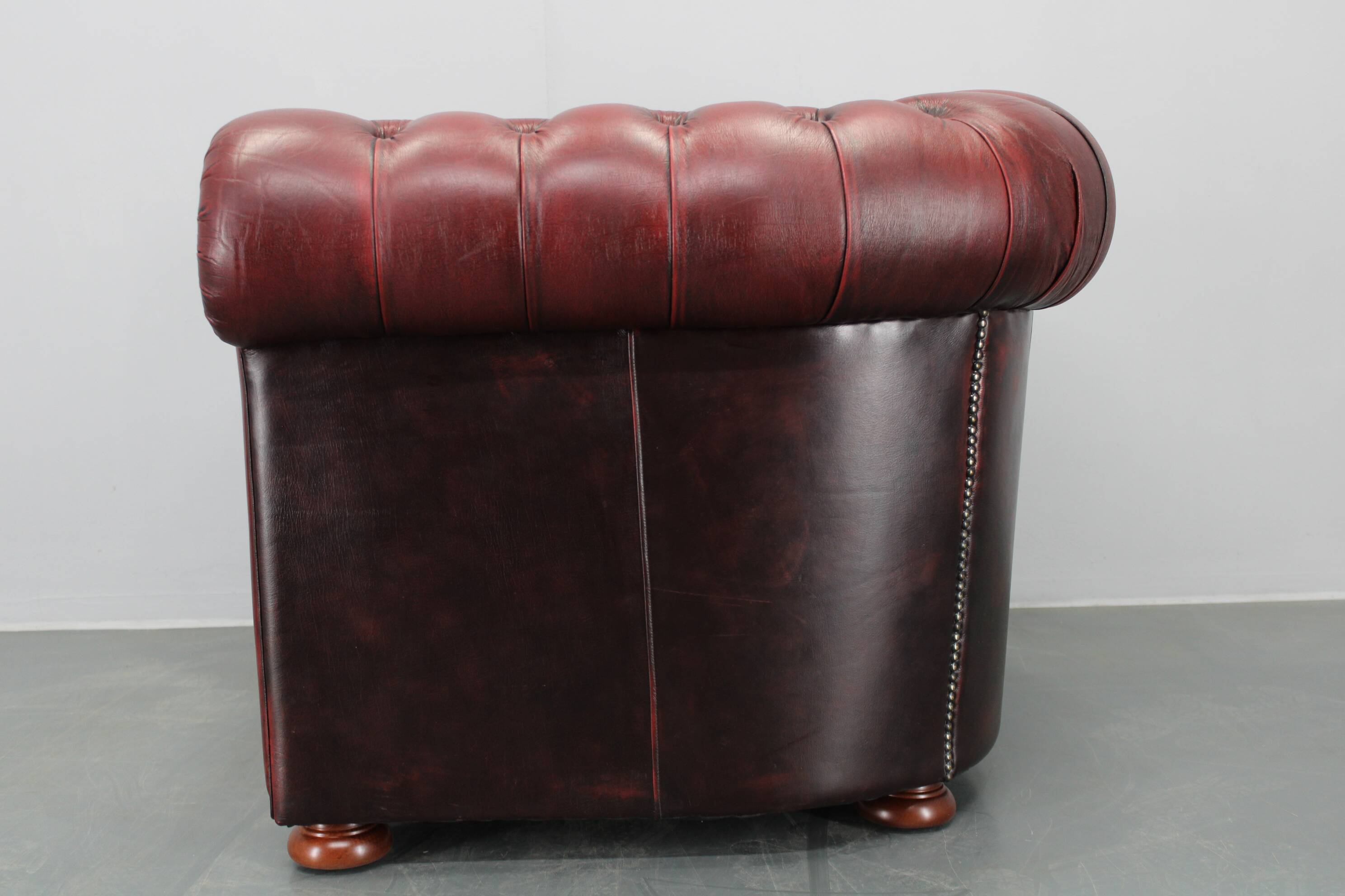 Fauteuil en cuir vintage, Tchécoslovaquie