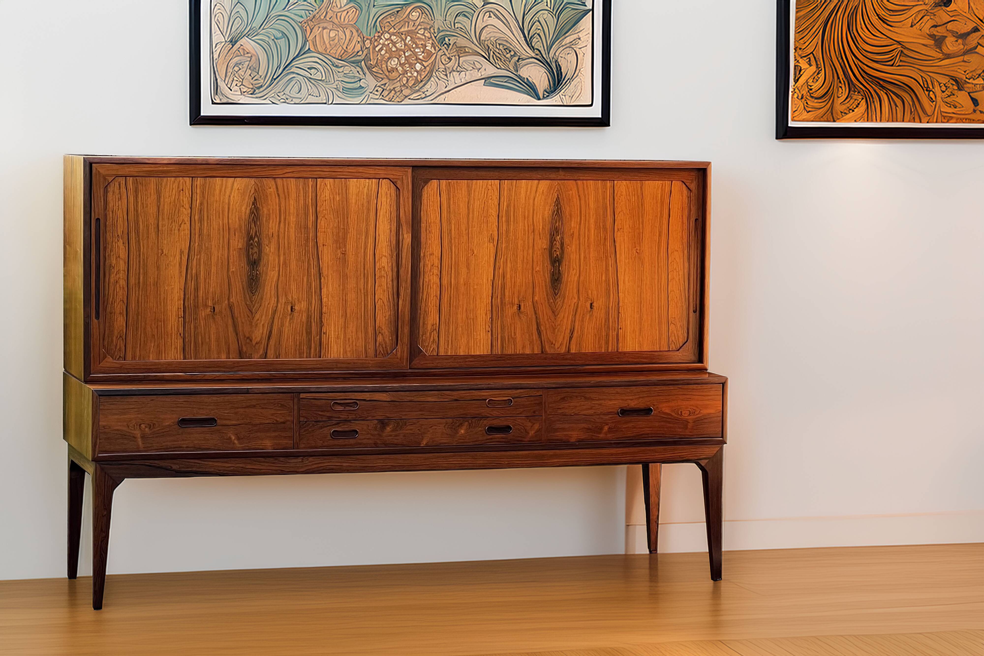 High rosewood sideboard