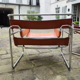 Pair of armchairs Marcel Breuer Wassily fasem 1983