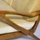 Three Seat Sofa in Wood attributed to Guglielmo Ulrich, Italy, 1950s