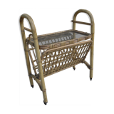 Magazine holders with glass tray