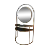 Gilded metal dressing table, Italy, 1980s