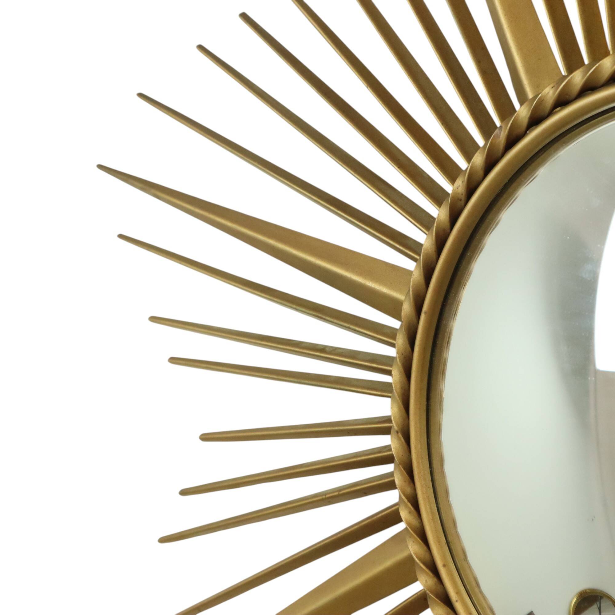 Large Vintage Sun Mirror Chaty Vallauris XL France 91cm