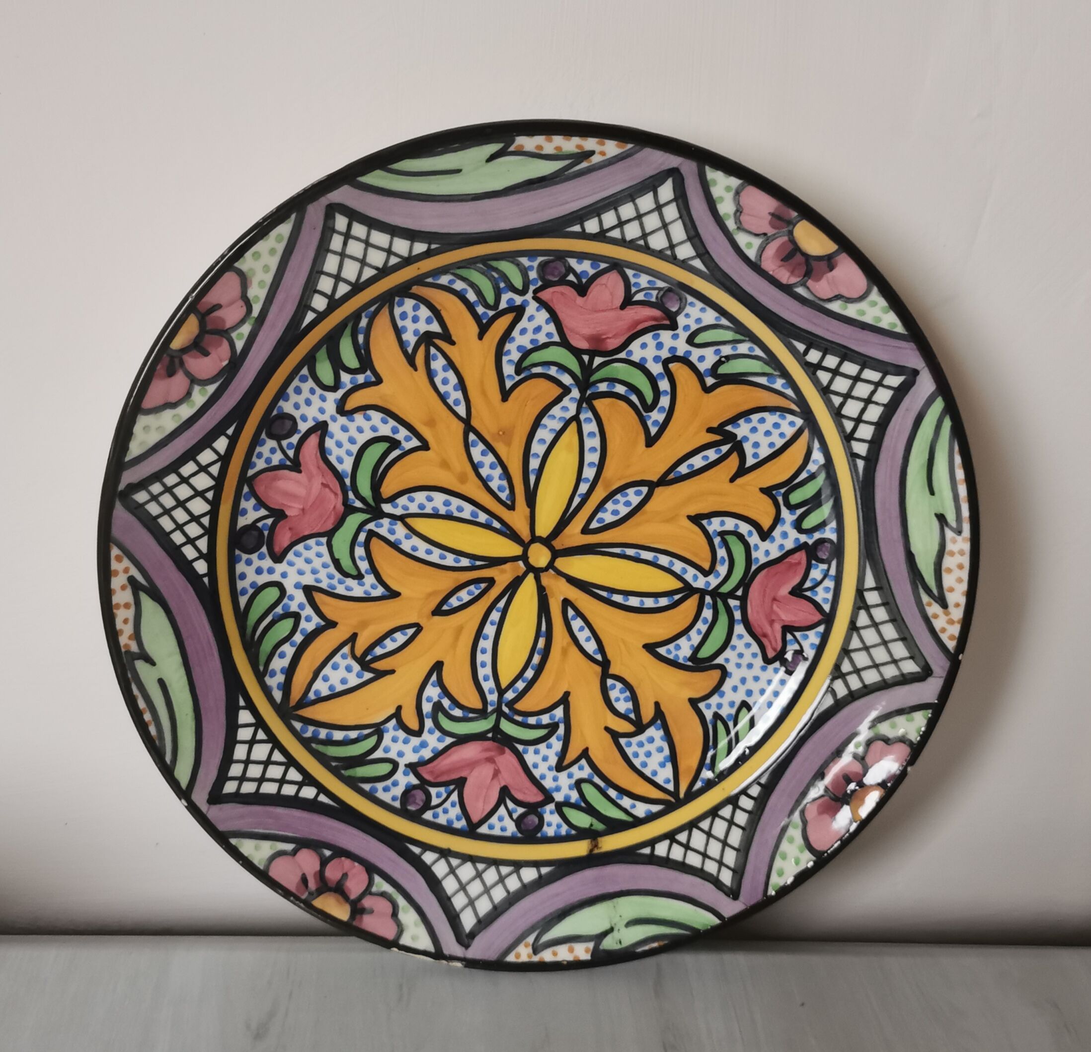 Spanish vintage plate