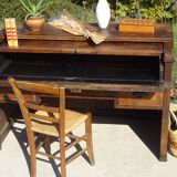 Office furniture, old glove maker's table.