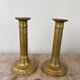 pair of brass candlesticks - Sweden late 19th century