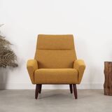 Fauteuil en teck, design danois, années 1970, production : Danemark