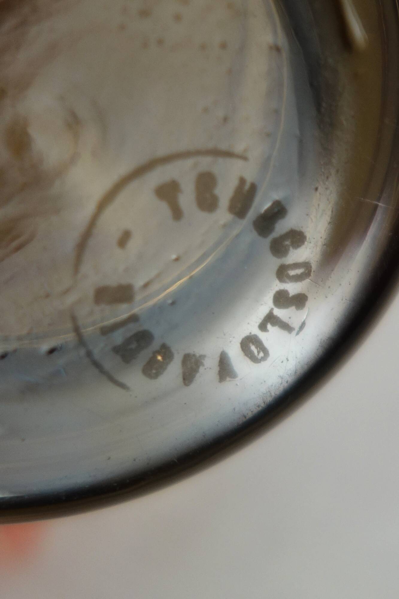 Liqueur service for two gilded crystal art deco Czechoslovakia