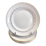 5 dessert plates from Moulin des Loups, Orchies