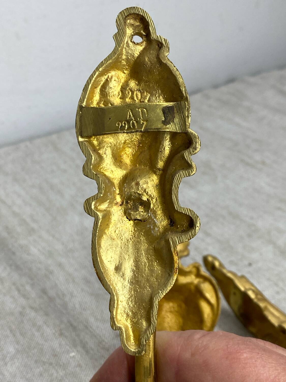 Antique bronze coat hooks