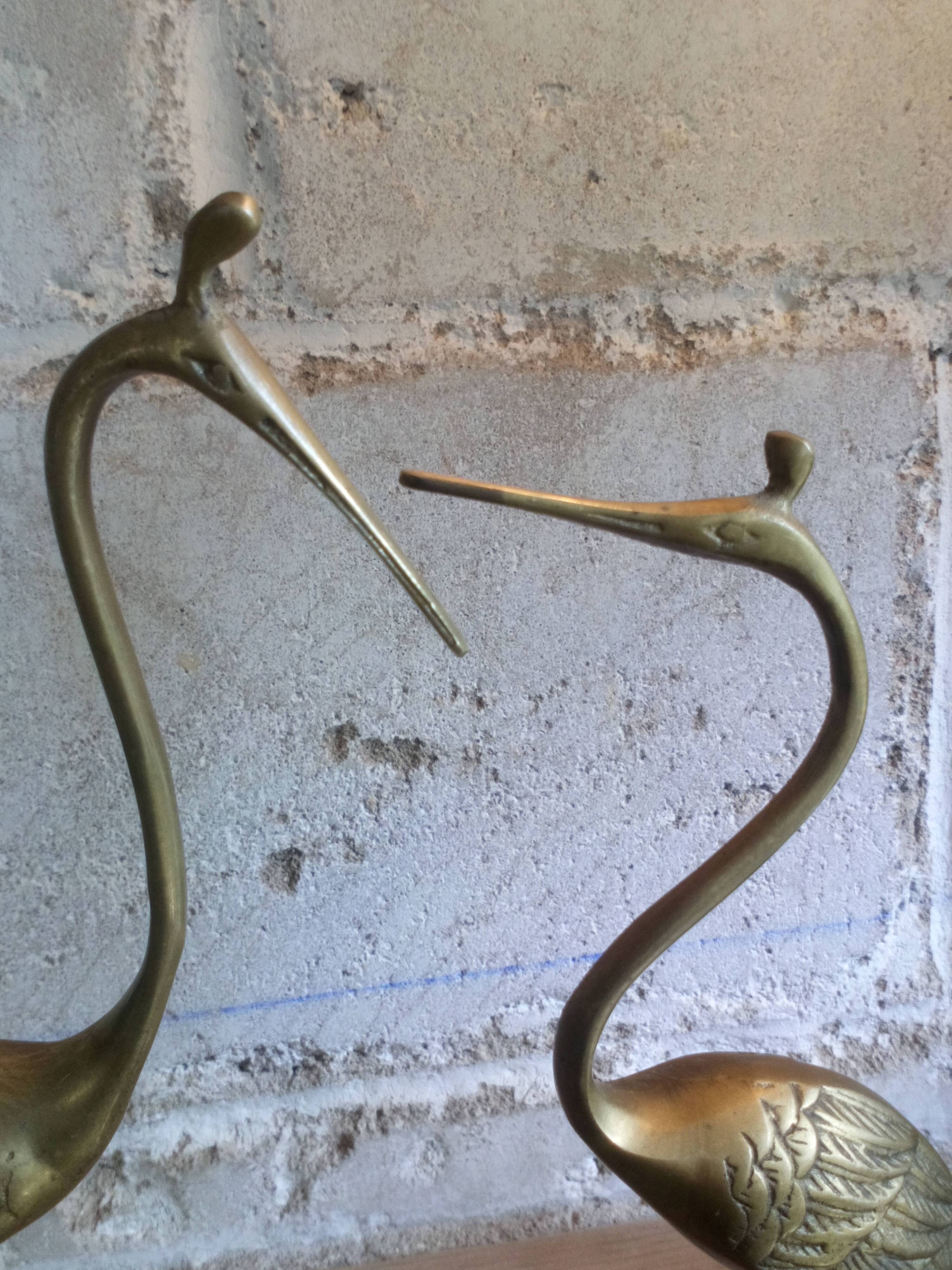 Couple of brass waders