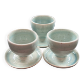 Lot de 3 coquetiers