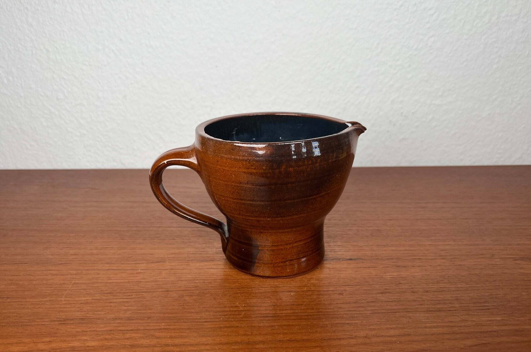 Mid-Century Modern German Studio Pottery Jug Vase by Siegfried Gramann for Töpferhof Römhild, 1960s