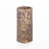 Pair of Mid-century Modern Style Italian Murano Glass and Brass Sconces