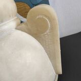 Alabaster lamp or column base