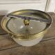 Old ceiling lamp in brass and satin glass