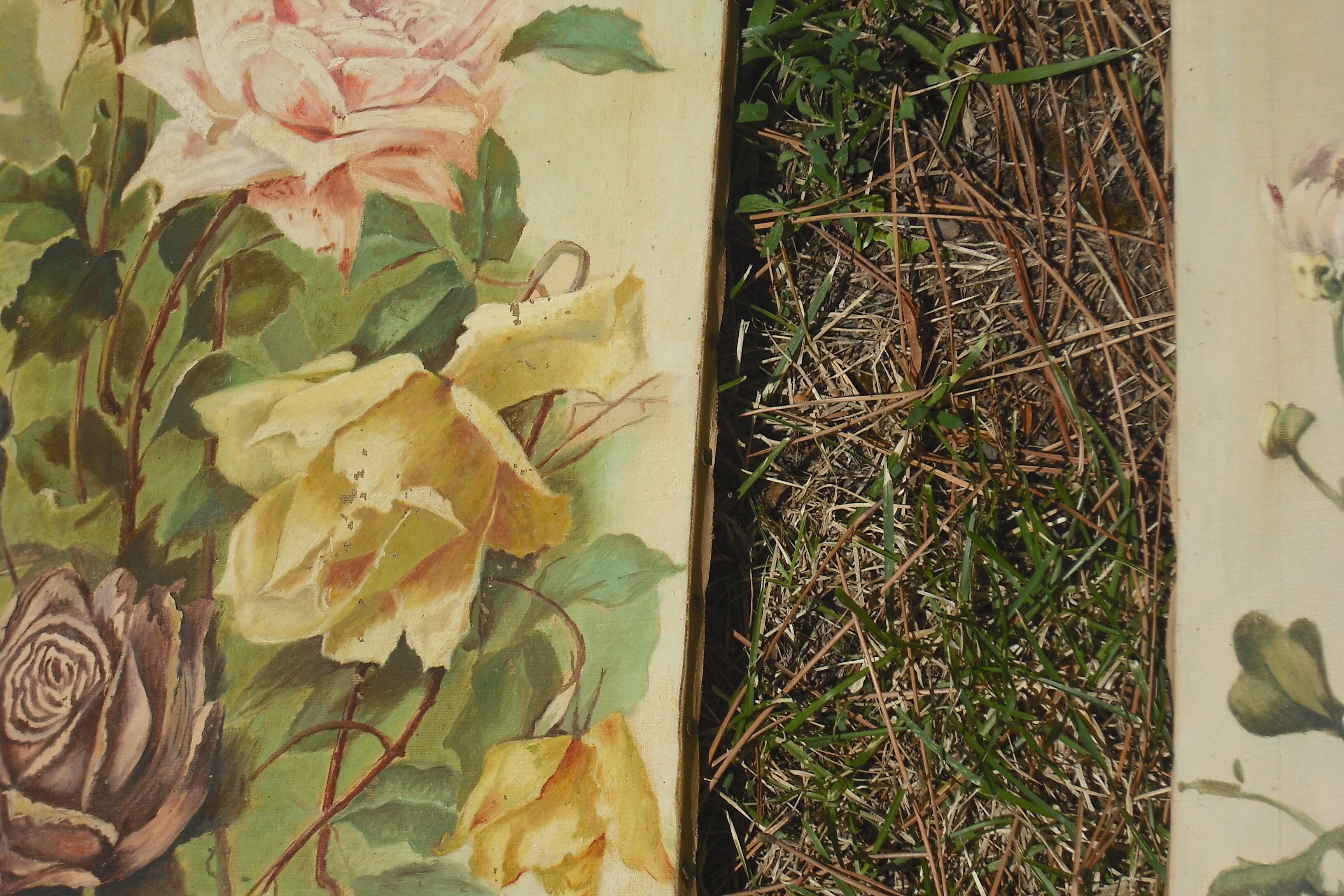 Floral diptych - 69 x 30, 1940
