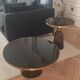 Sebastian Herkner "BELL coffee table" designer coffee table in glass by CLAS
