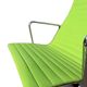 Eames EA 124 Armchair & EA 125 Ottoman for Vitra - Green Fabric