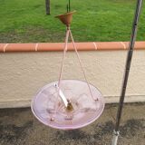 Glass pendant light