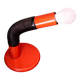 Orange Elbow table lamp by E. Bellini for Targetti Sankey, Italy, 70's