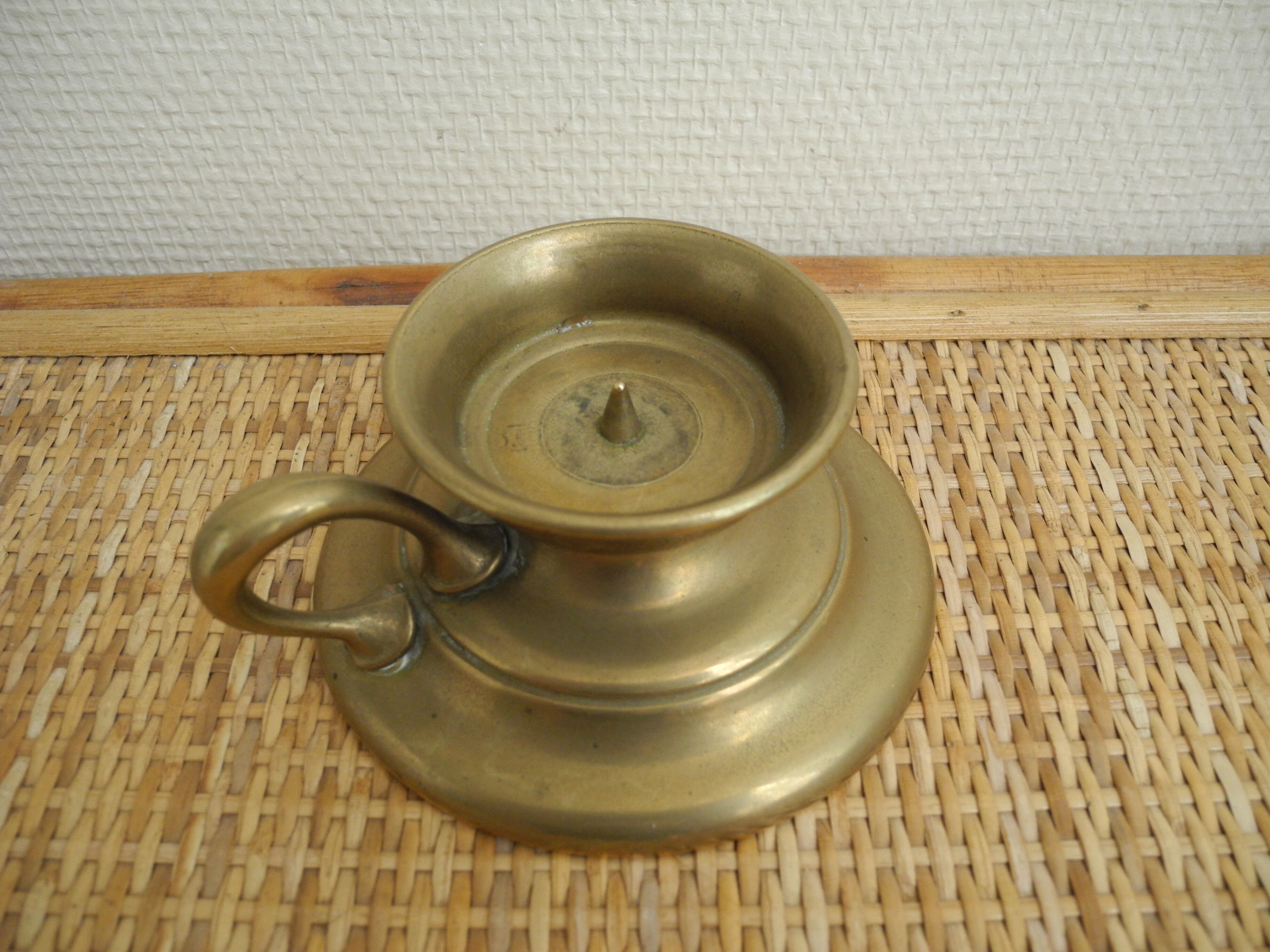 Brass candle holder