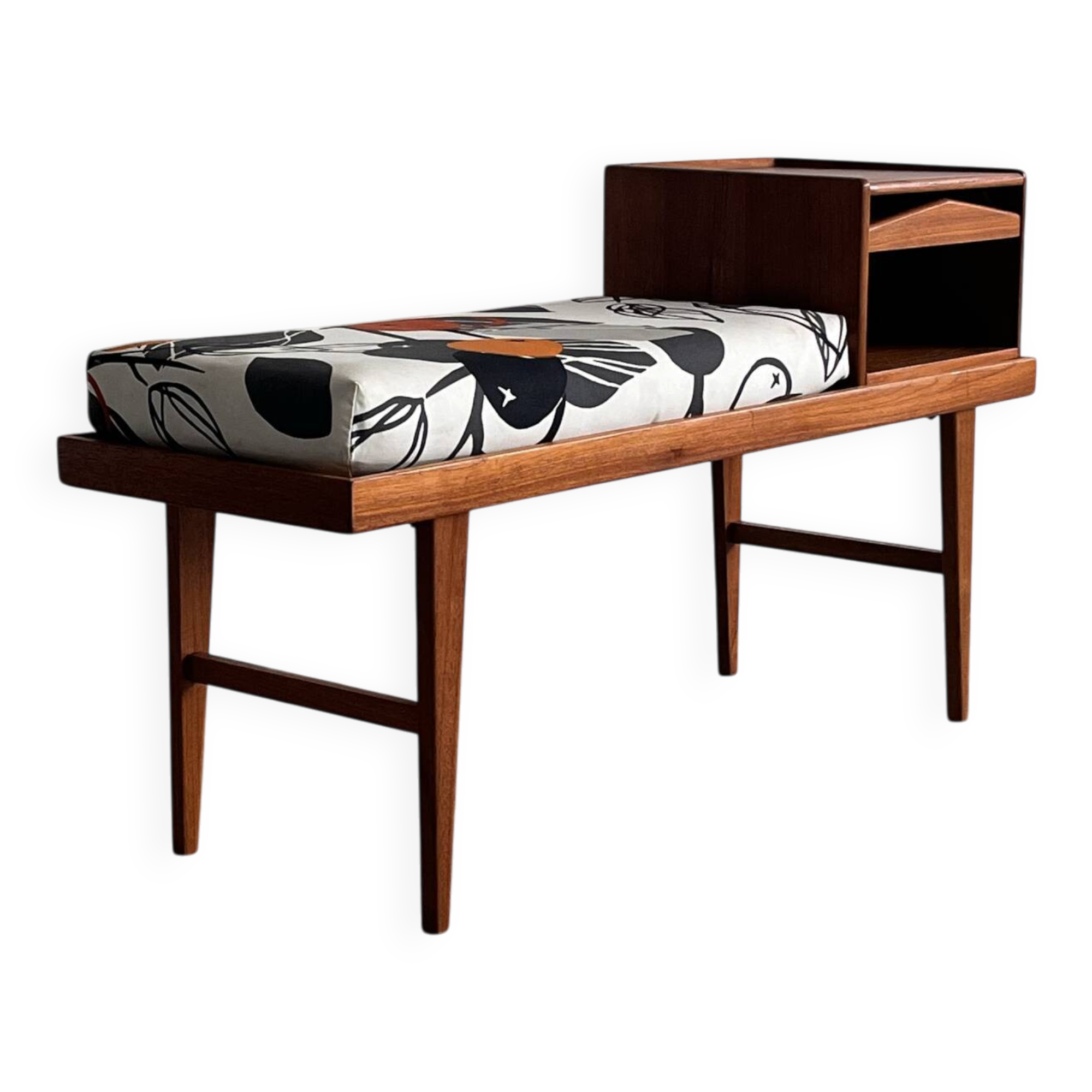 Scandinavian Mid Century Gossip Bench