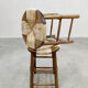 Vintage Brutalist French rope stool Wabi Sabi